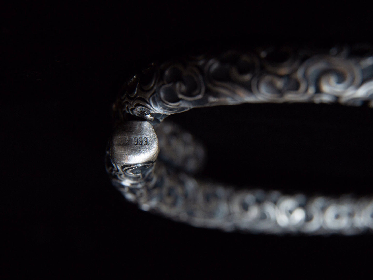 Men's silver bracelet, Solid silver bangle, fine silver viking bracelet, heavy men's bangle, oxidized cuff, men's jewelry, chunky bracelet