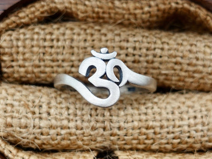 925 Sterling Silver Om Ring, Protection Ring , Adjust Ring Tibetan Ring , Meditation Ring Yoga Jewelry, Gift for Her