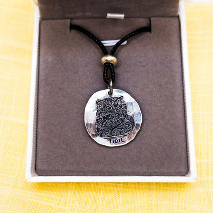 Sterling Silver Portrait Necklace: Personalized Photo Engraved Jewelry