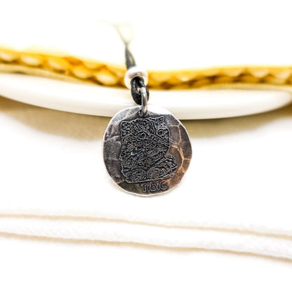 Sterling Silver Portrait Necklace: Personalized Photo Engraved Jewelry