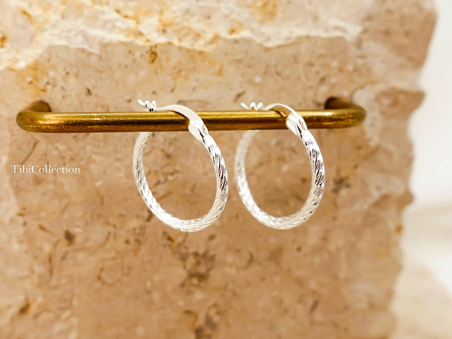 925 Sterling Silver Hoop Earrings, Dainty Minimalist Everyday Jewelry Gift for Her Mom Sis